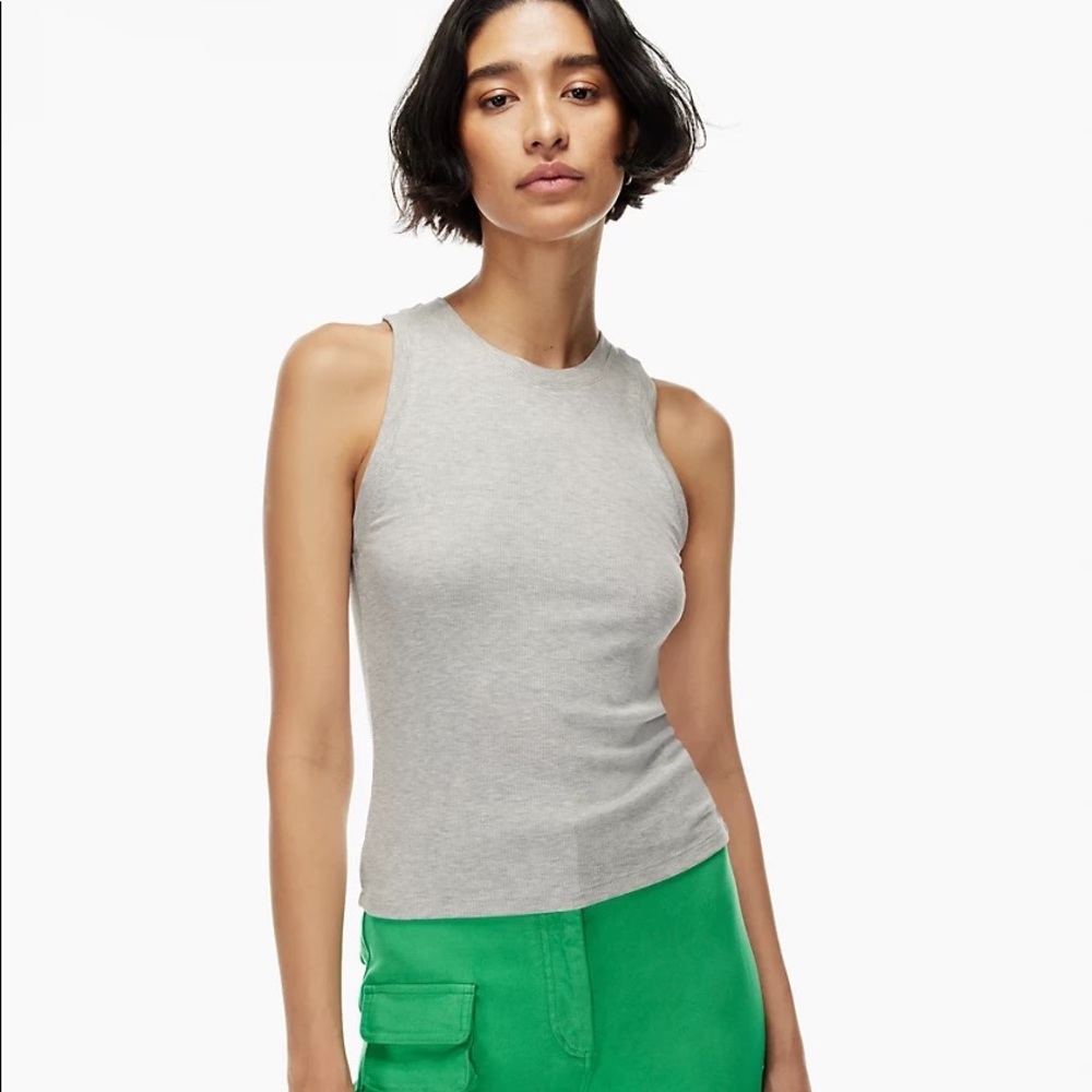 Wilfred Free Go-To tank in Heather cloud white